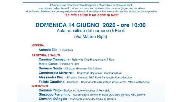 Sanit&agrave;: ieri, oggi e domani